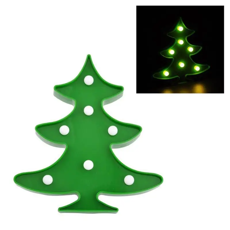 

Energy Saving Battery Powered Decorative Christmas Tree Night Light 3D Holiday Model LED Desk Night Lamp for Festival Home Party