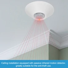 Потолочный инфракрасный детектор тела датчик движения Блок дублет для системы сигнализации инфракрасный детектор сигнализации сенсор de movimiento