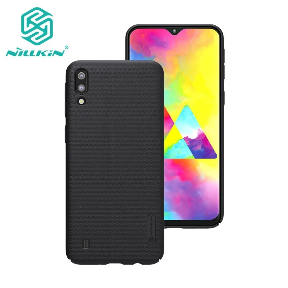 

case for Samsung Galaxy M10 back cover case NILLKIN Super Frosted Shield with free screen protector and Retail package