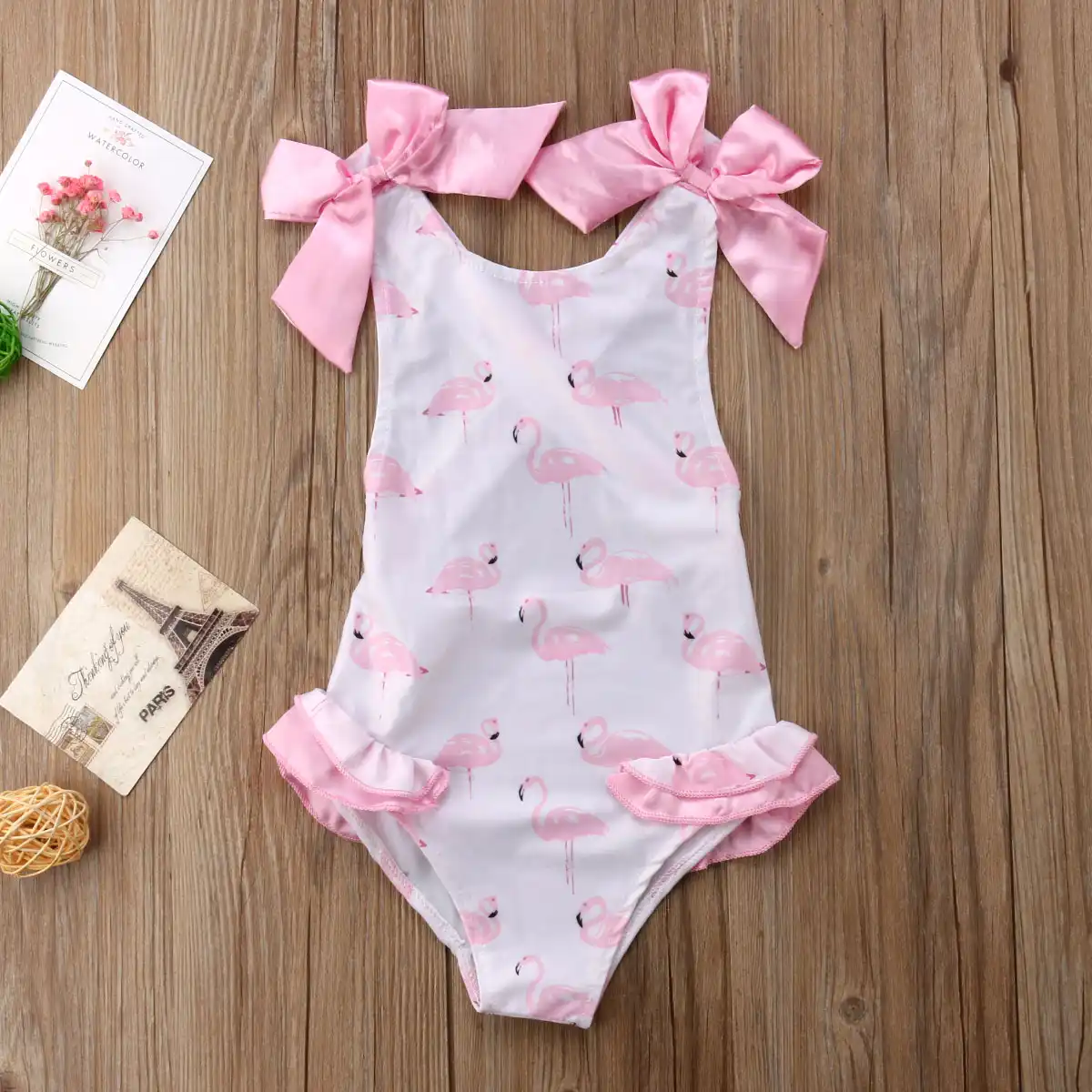 girls frill swimsuit