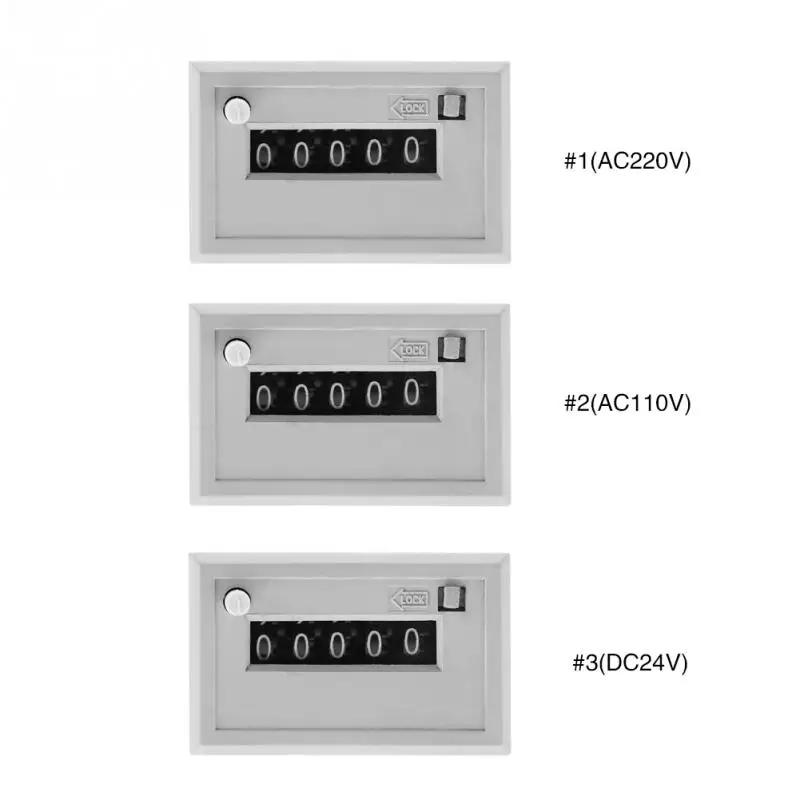 CSK5-NKW 5 цифр электромагнитный счетчик инструменты AC220V/AC110V/DC 24V