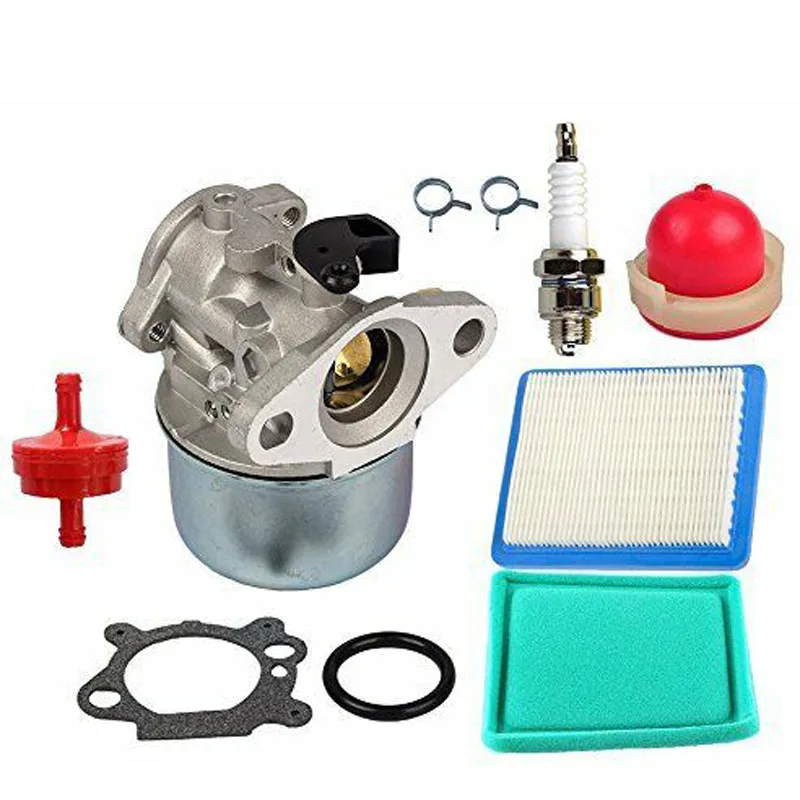 

1pc Carburetor Kit with Air Filter Primer Bulb for Briggs & Stratton 799868 498170 high quality accessoriea parts