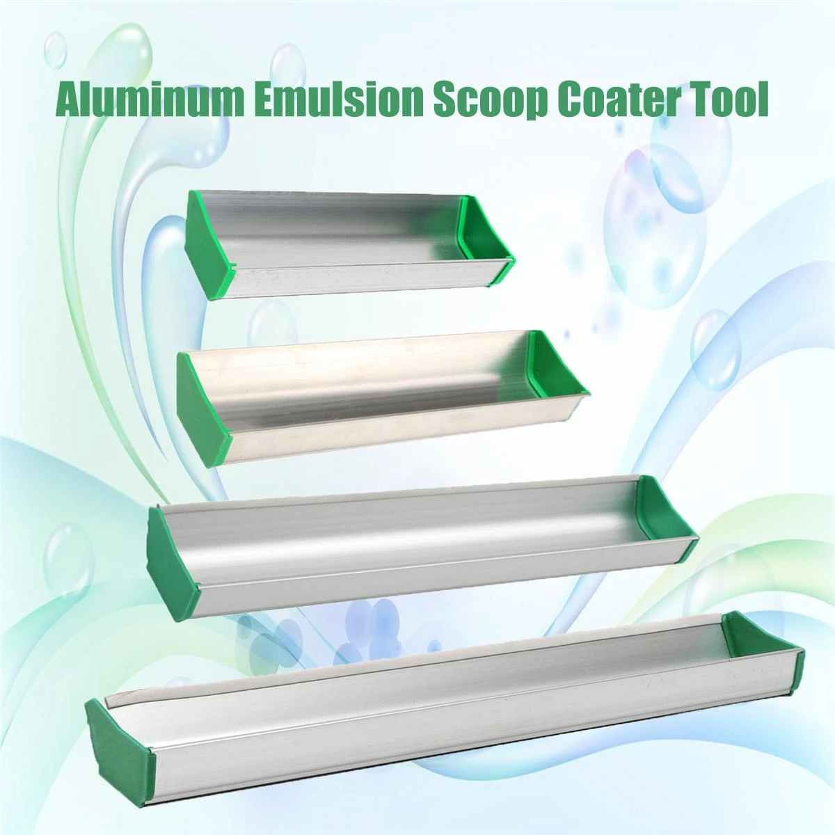 16" Emulsion Scoop Coater Silk Screen Printing Aluminum Coating Tool Screen & Specialty Printing