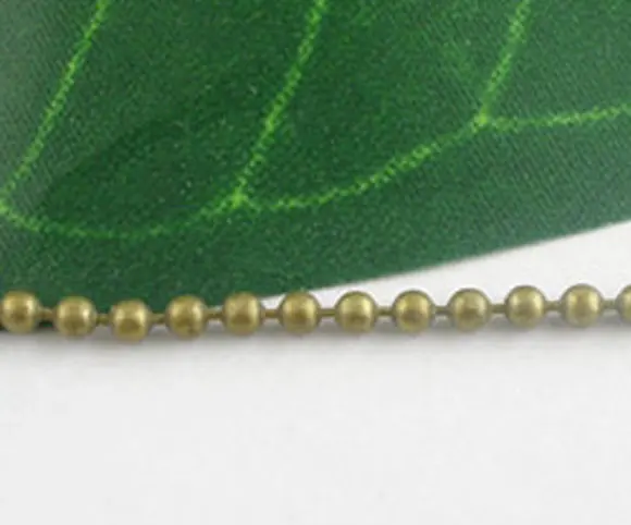 DoreenBeads 800 см бронзовые цветные гладкие шариковые цепочки диаметр 2 мм. (B03641) yiwu |