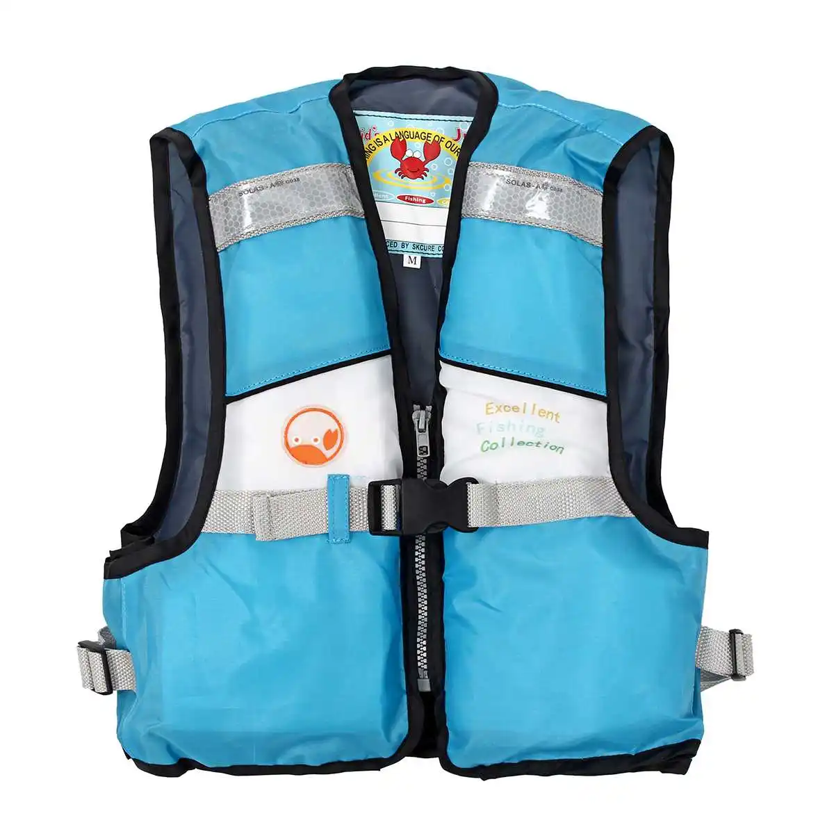 Blue 3 Sizes Toddler Children Life Vest Jacket Swimming Buoyancy Vest