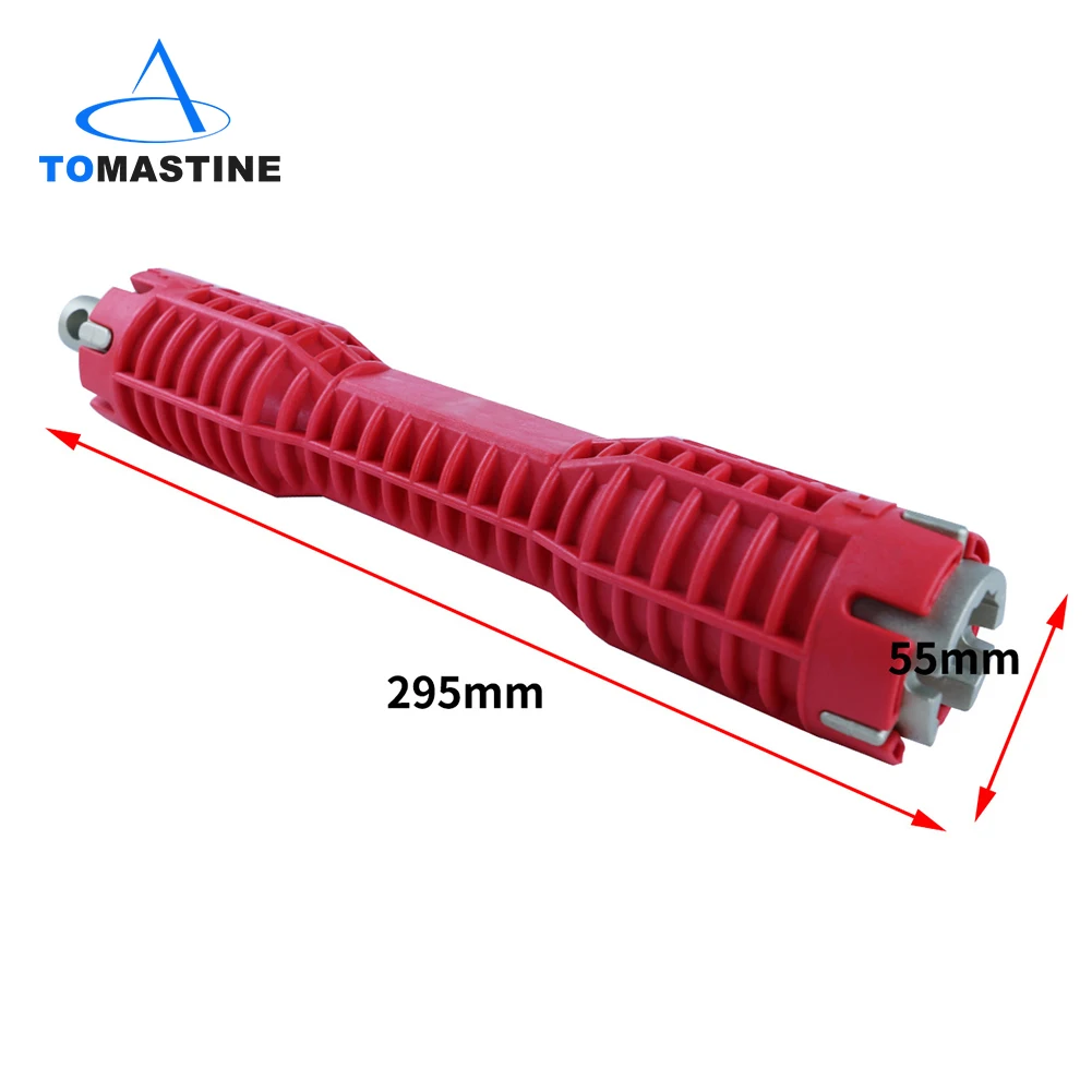 

Multi-function Sink Basin Faucet Wrench Sink Household Bath Kitchen Red Install Tap Spanner Installer Tools