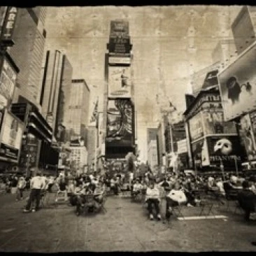 Ламинированный плакат New York City Times Square (24X36)|Таблички и знаки| |
