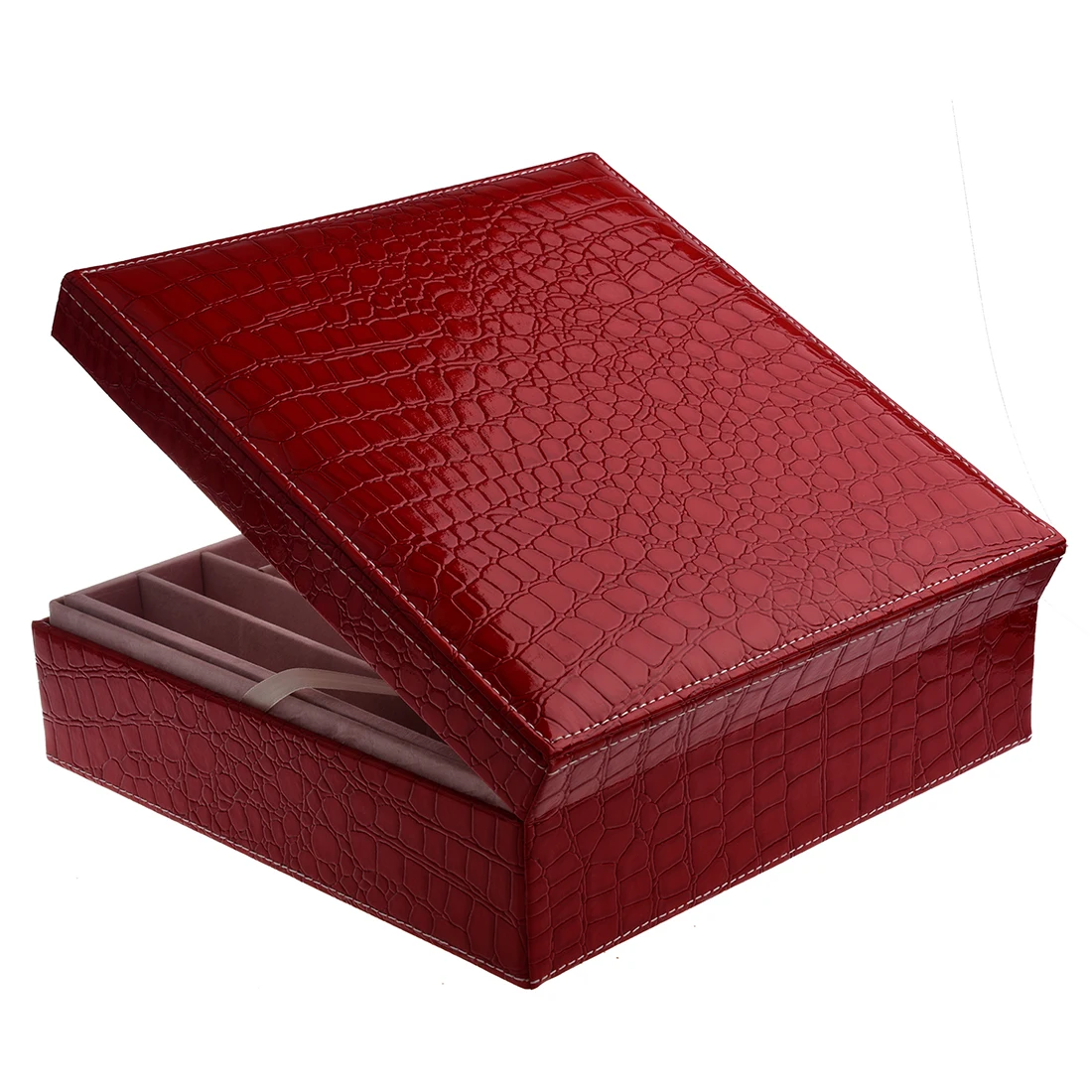Woman Lady Girls Actress Portable Travel Jewelry Organizer Earring/Ring/Necklace/Watch Etc Cosmetic Storage Container Box Case