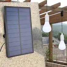 Панели солнечные светодиодный лампы Комплект для улицы сада кемпинг Пеший Туризм аварийного дома светильник Системы