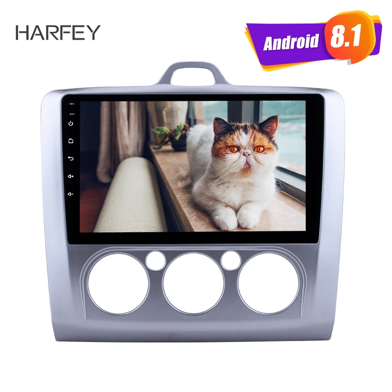 

Harfey 9" for 2004-2011 Ford Focus 2 Auto car multimedia player Android 8.1 Radio GPS Navigation 3G WIFI OBD2 RDS Bluetooth SWC