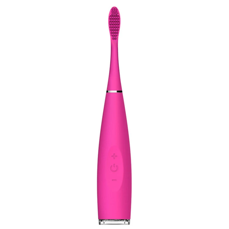 

Silicone Electric Toothbrush Oral Care Dental Teeth Whitening Waterproof Deep Clean Usb Rechargeable Tooth Brush
