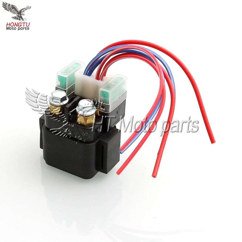 Motorcycle Starter Relay Solenoid / Connector Plug For Yamaha YZFR1 R1