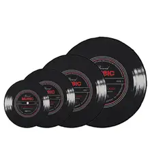 4 размера, 3D ковер, ковер для гостиной, спальни, детской комнаты, Виниловая пластинка, круглый коврик для пола, стул, Кухонное украшение для дома, противоскользящий