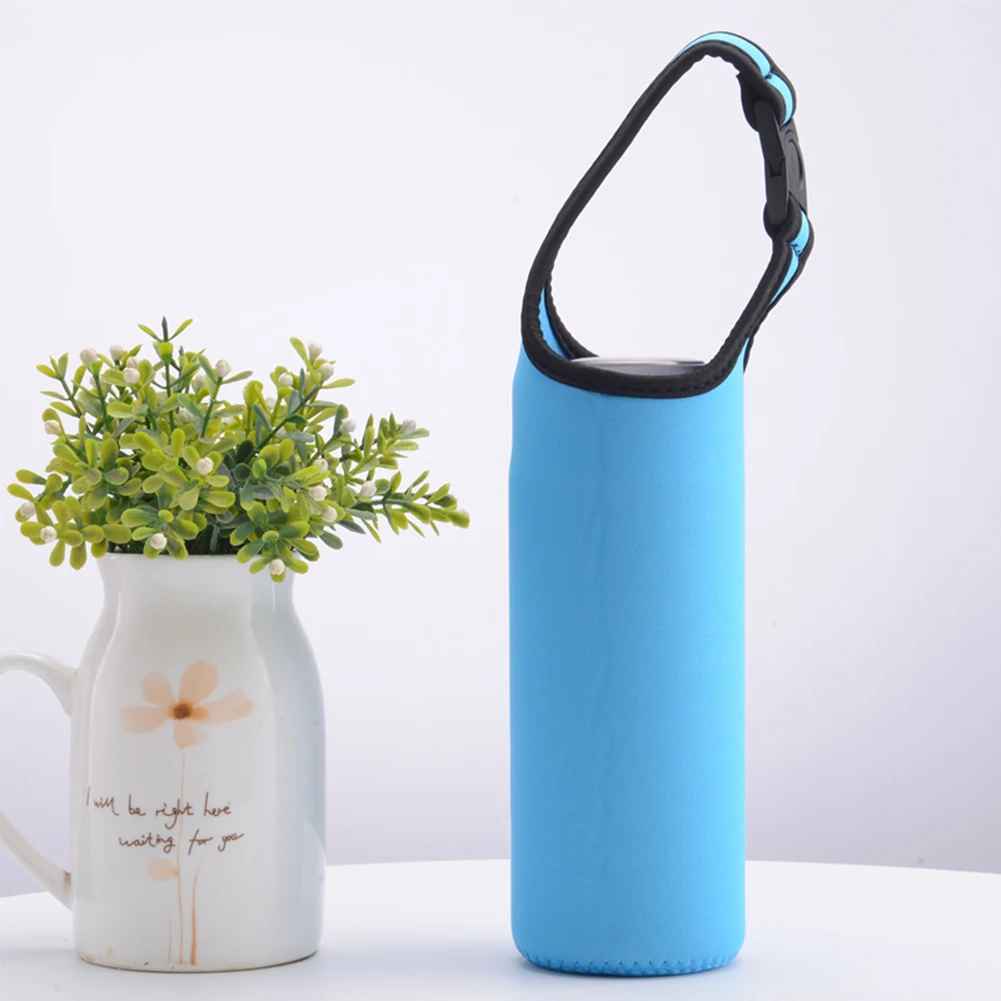 

Thermos Cup Bag Sport Water Bottle Cover Carrying Pouch Bag Buckle Bottle Sleeve Carrier Heat Insulation Water Bottle Case