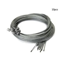 10Pcs Bicycle Brake Line 1.75M Road Bike Bicycle Brake Inner Wire Cable Line Galvanized Steel Wire Bike Cycling Accessories
