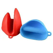 Силиконовые изолированные Нескользящие зажимы для рук Микроволновая Печь анти-скальдинг перчатки, устойчивые к высокой температуре анти-скальдинг перчатки Горячий зажим пластины