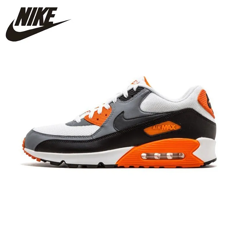 

NIKE AIR MAX 90 ESSENTIAL Mens Breathable Running Shoes Mesh Footwear Super Support Sports Sneakers #537384