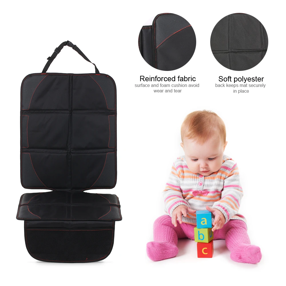 

Baby Kids Safety Seat Car Seat Protector Seat Back Cover Pet Mat Full-Length Padded Waterproof Non-slip For Infant