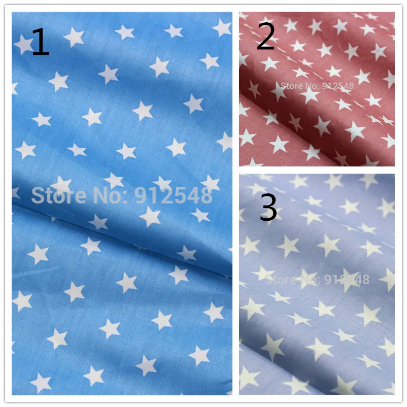 

15122679 , 50cm*150cm ,Star twill cotton cloth, handmade cotton quilt child baby , Garment accessories material