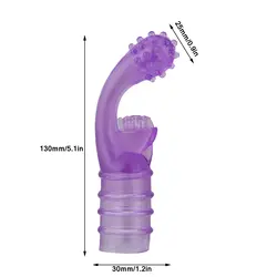 Палец вибратор-Стимулятор клитора Вибратор Интимные Игрушки для женщин Барб Водонепроницаемый Мини Clit Вибратор интимный игрушки