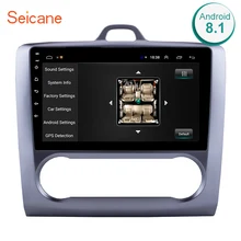 Seicane 2 DIN 9 Pollici Android 8.1 GPS di Navigazione Touchscreen Quad-core Autoradio Per Il 2004 2005 2006- 2011 Ford Messa A Fuoco Exi A