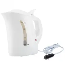 12/24 V 1L Электрический чайник автомобиля варочный котел Нержавеющая сталь с прикуривателем авто аксессуары для Кофе