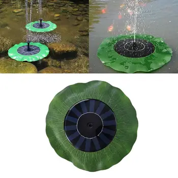 

Solar Powered Water Pump Panel Kit Lotus Leaf Floating Pump Fountain Pool Garden Pond Watering Submersible Pumps