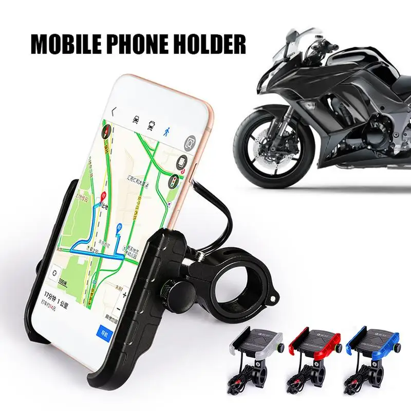 

Motorcycle handlebar holder Fixed Phone Outlet Portable Waterproof Navigation Frame Buckle Cycling Scooter Charging bracket