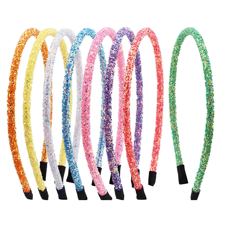 

Fashion 2019 New Shine Crystal Headwear Women Headband Colorful Girls Hair Band High Quality Popular Hair Accessories