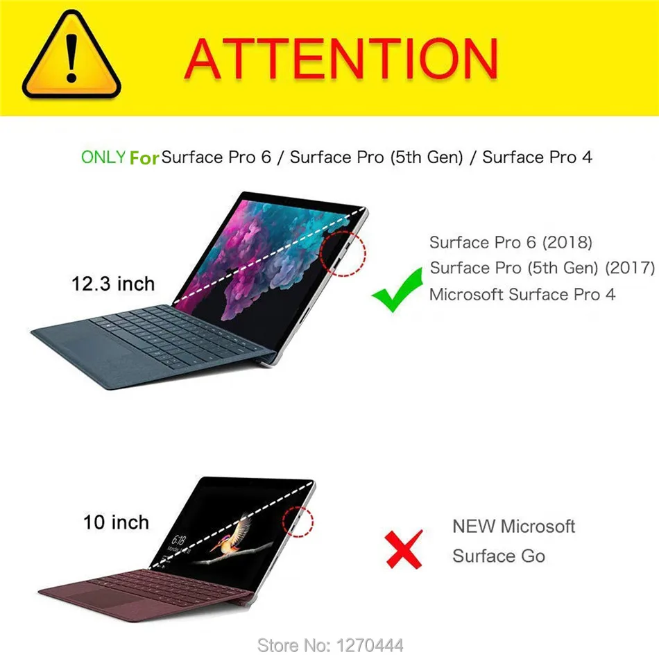 Чехол для Microsoft Surface Pro 7 12 3 ''(2019) чехол 4/5/6/7 дюйма ультратонкий складной