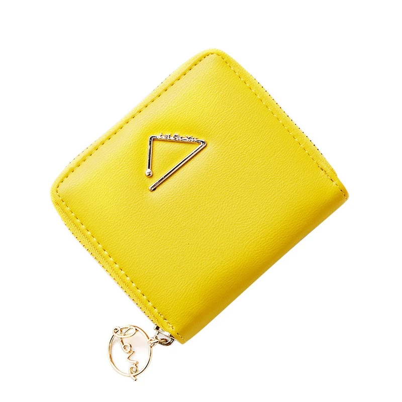 

Mini Ladies Wallet Korean Fashion Casual Fine Hardware Multicolor Utility Purse Card Package