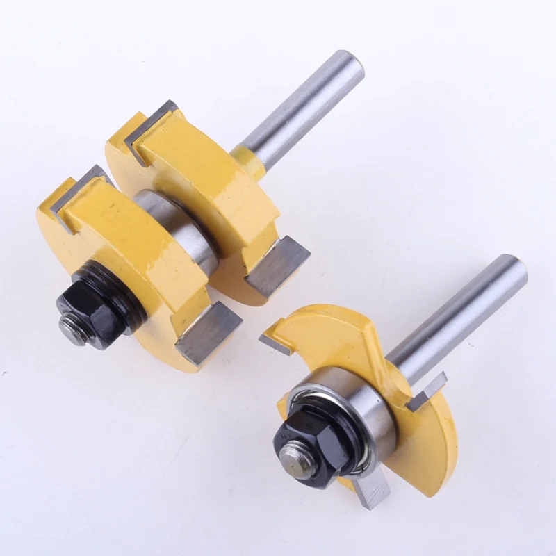 Skup 2PC 8mm Shank wysokiej jakości duży język i rowek wspólne zgromadzenie zestaw bitów rozwiertaków 1 1 4 \