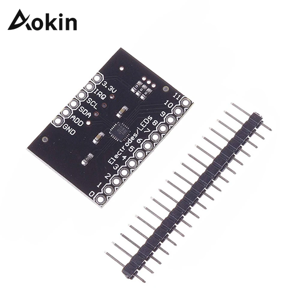 Aokin MPR121 коммутационная v12 бесконтактная емкостная сенсорная Сенсорная панель