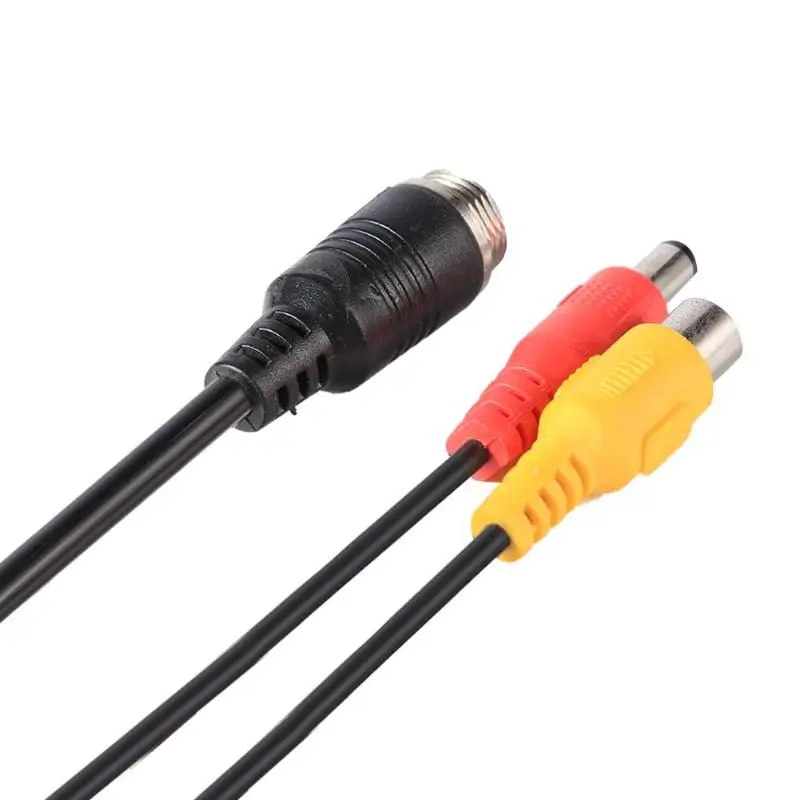 M16 4Pin авиационная головка к RCA папа DC Мужской удлинитель адаптер для CCTV камеры