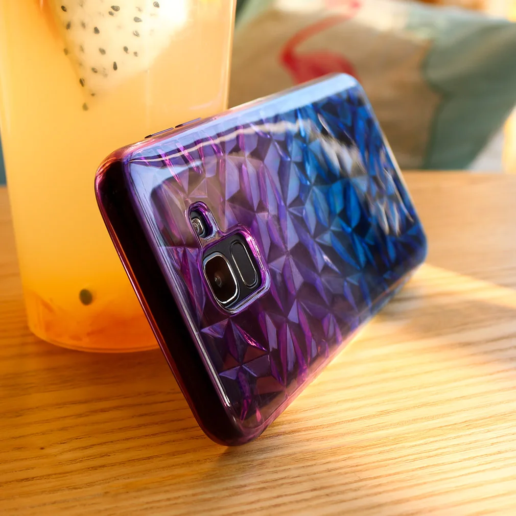 

Silicone Case For Samsung Galaxy J6 A8 2018 A5 2017 A6 J4 Gradient Cover TPU Transparent Funny Coque For Samsung A8 2018