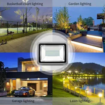 

SOLLED IP65 Waterproof 150W 220V-240V 12000 Lumens Flood Light with White Light