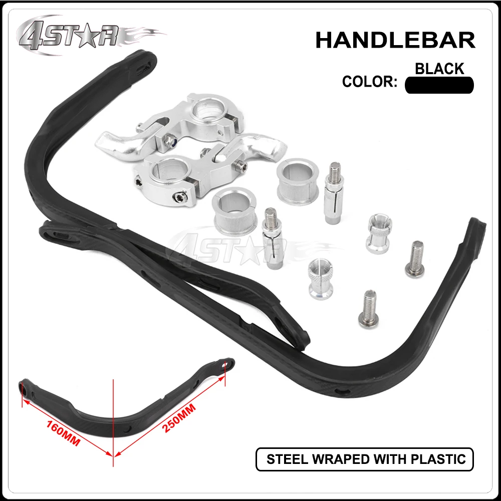 

Motorbike Steel Wraped With Plastic Handguard Handlebar Hand Guard For KTM HONDA YAMAHA SUZUKI KAWASAKI Husqvarna Dirt Bike
