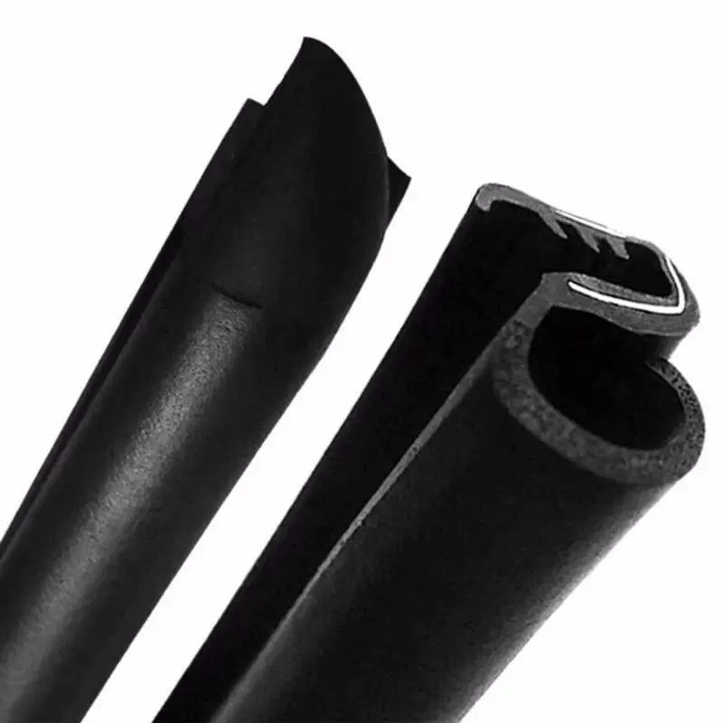 

2pcs 80cm B-type Car Door Window Trim Edge Rubber Seal Strip Weatherstrip Seals