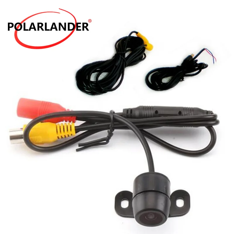 Goedkoop Parking Handreikingen Car Achteruitkijkspiegel Reverse Vereren Achteruitrijcamera CCD Backup Met 120 graden de re para auto back viewer camara