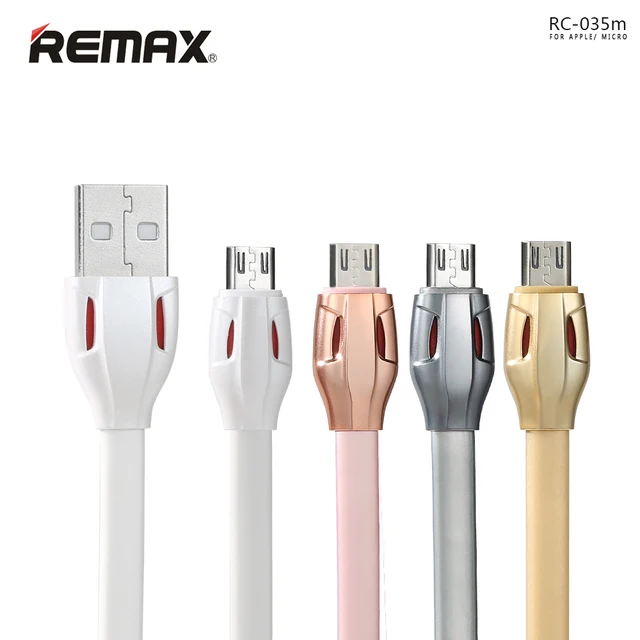 Remax RC-035m Лазерная Micro USB зарядное устройство кабель 2.1A быстрой зарядки передачи данных Гибкая Зарядка шнур для Android samsung Xiaomi