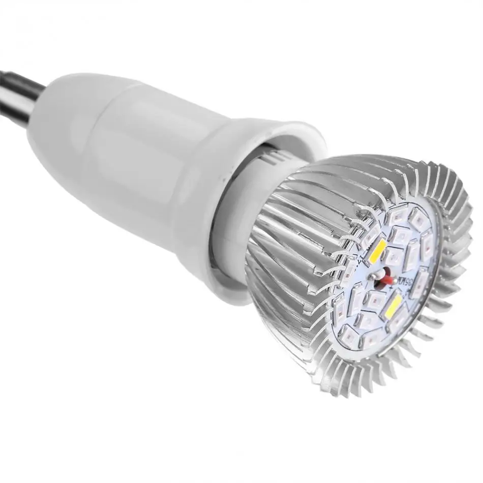Полный спектр 85 265V 18 LED Grow Light 18W E27/E14/GU10 Led light лампочка цветок завод гидропоники