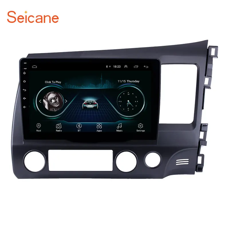 Seicane 10 1 дюймов Android 9 для 2006 2011 HONDA CIVIC правый Вождение HD сенсорный экран радио GPS