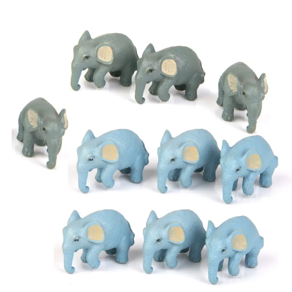 

Fashion 10pcs Miniature Doll House Bonsai Garden Micro-Landscape Elephant Decor