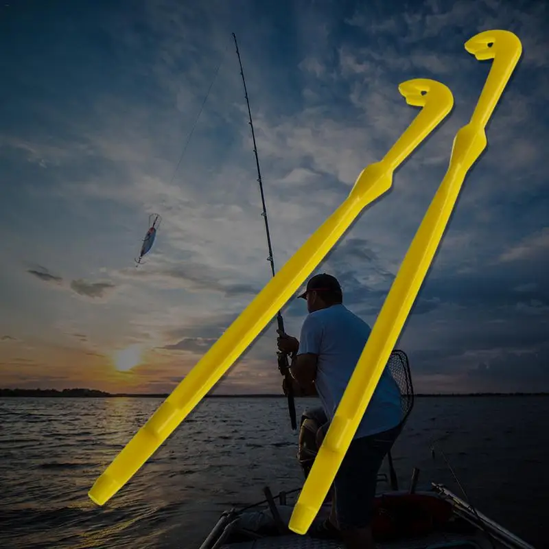 

2pcs Easy Hook Loop Disgorger Tool Tie Fast Knot Tying Fishing Line Tier Kit