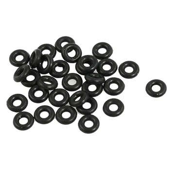 

Hot sale 30 Pcs 2.5mm x 6.5mm x 2mm Rubber O Rings for Wacky Worm Fishing