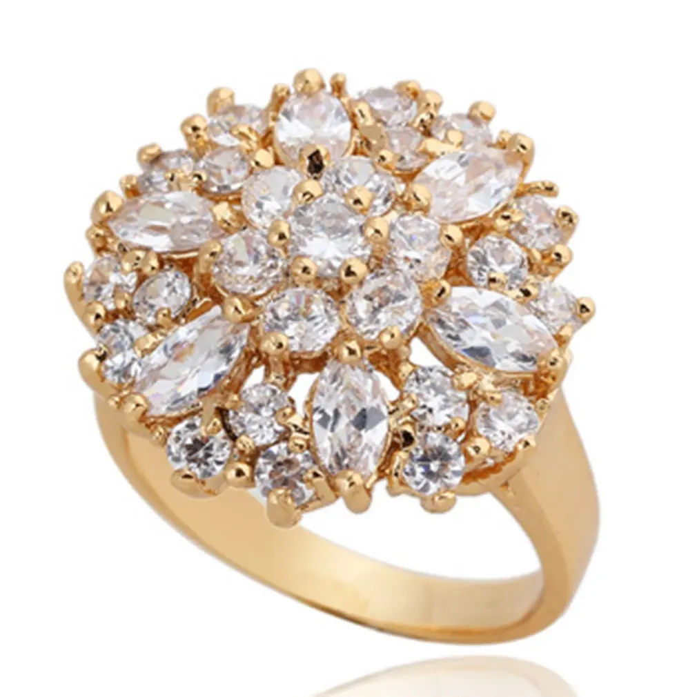J0608-J-B-5,25 Bouquet Zirkon Ring Kupfer Finger Reif Hoop Mode Schmuck Dekoration für Geschenk Präsentieren J0608-J-B-5,25 Bouquet Zirkon Ring Kupfer Finger Reif Hoop Mode Schmuck Dekoration für Geschenk Präsentieren