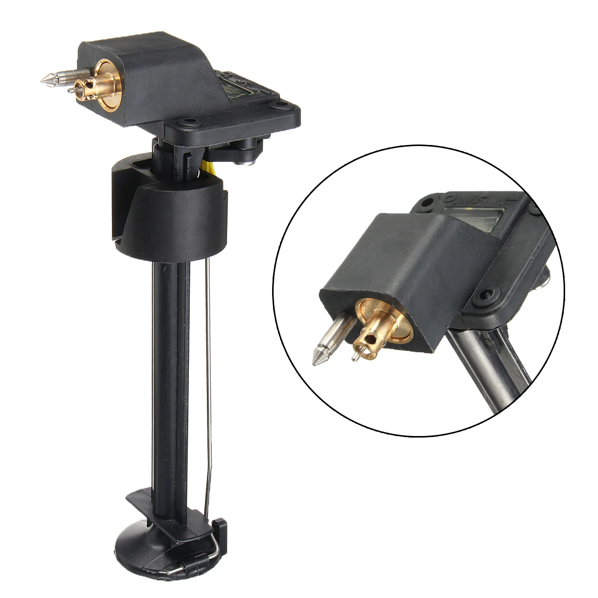 Nrpfell Medidor de Tanque de Combustible Externo 12L 24L Conjunto de Medidor de Indicador de Combustible para para Hidea Montaje de Motor Fueraborda