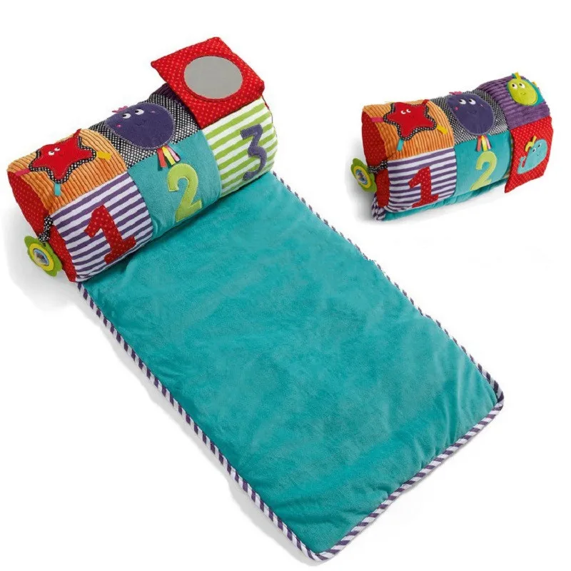 Cotton Soft Mats Crawling Rug Infant Carpet Pad Kids Game Toy Folding Blanket As Pillow With Molar Rod Unisex Baby |