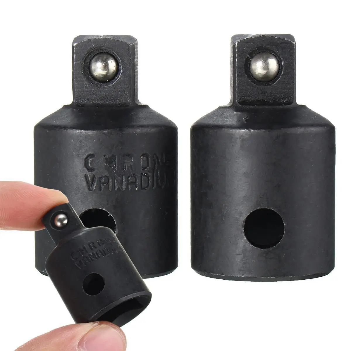 

DWZ 2PCS 1/2 to 3/8 Pneumatic Sleeve Adapter Head Adapter Socket Reducer Air Impact