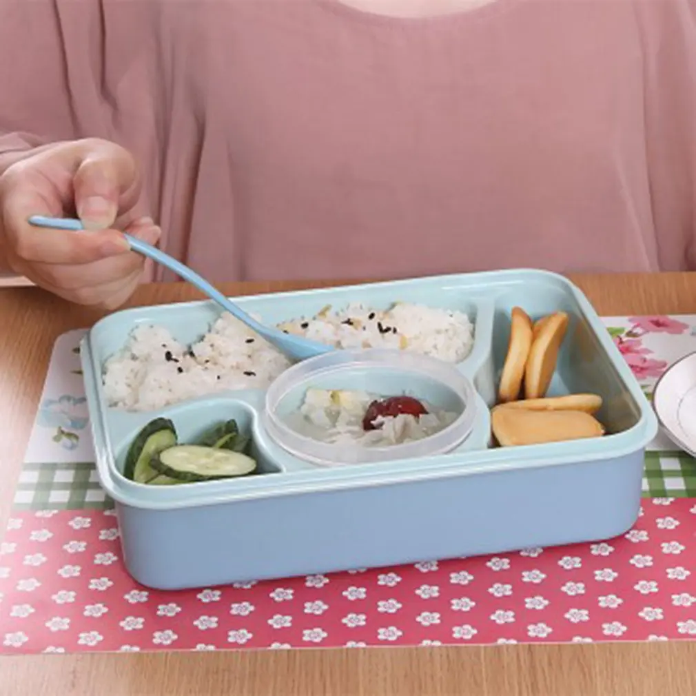 

Four Plus One Microwave Lunch Box Microwave Oven Separated Lunch Box